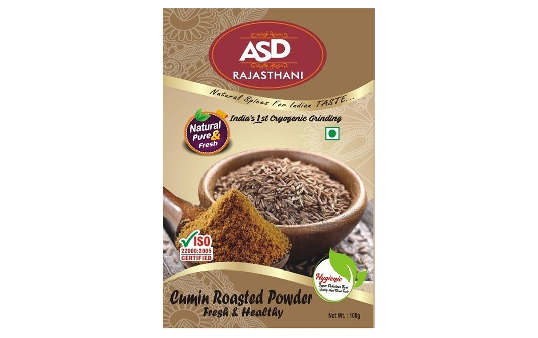 ASD Rajasthani Cumin Roasted Powder    Box  100 grams